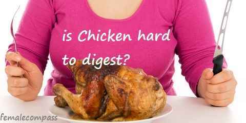 how long does it take to digest chicken breast wings skin soup meat