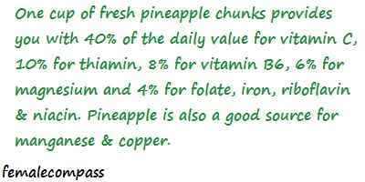 pineapple weight loss benefits